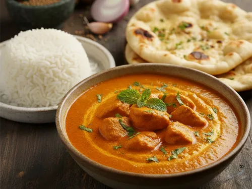 Poulet sauce curry et beurre de cacahuète