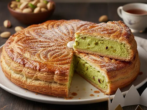 Galette des rois à la pistache