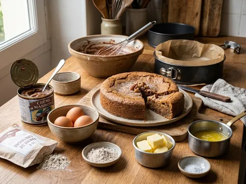 Fondant à la crème de marrons