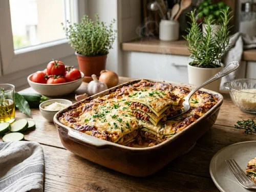  Lasagnes de courgettes