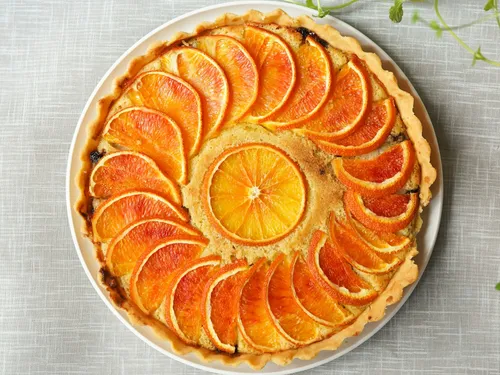 Gâteau/tarte à l'orange (façon tatin)