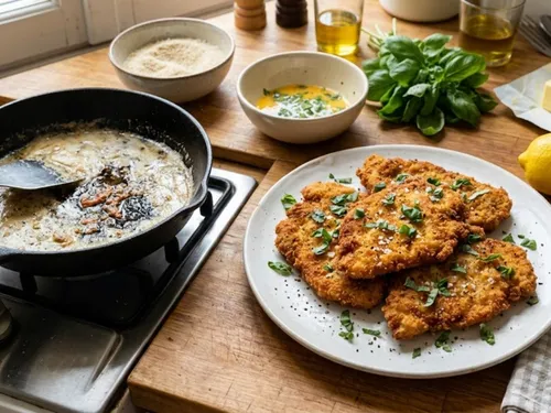 Escalope de poulet à la milanaise