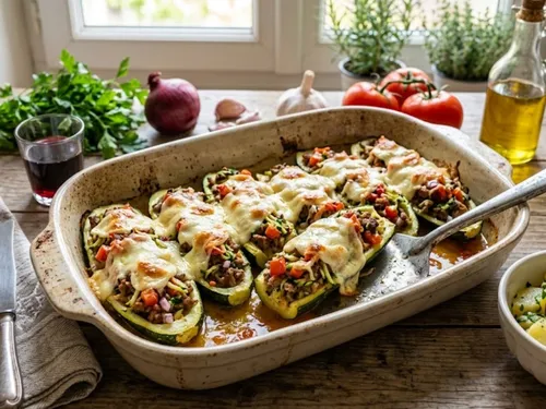 Courgettes farcies