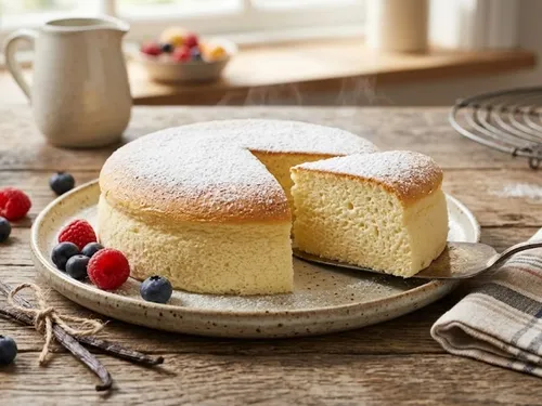 Cheesecake japonais moelleux