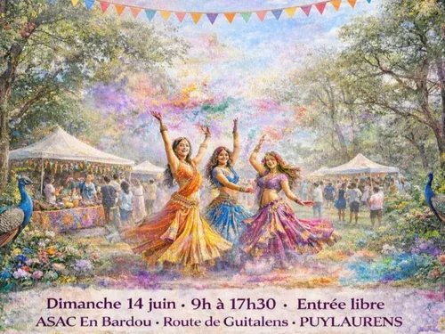 Holi : La Fête des Couleurs à Puylaurens