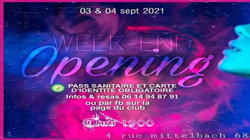 Réouverture du Club 1900 à Mulhouse !