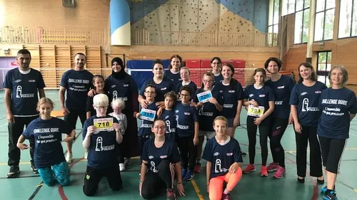 Le Challenge Guide :  mobilisation de 13 jeunes déficients visuels...