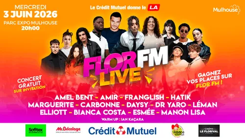 GAGNEZ VOS PLACES POUR LE FLOR FM LIVE 2026