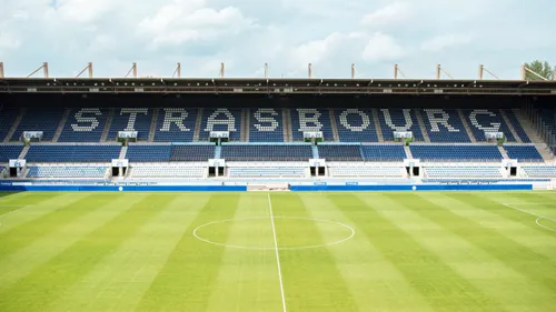 Le Racing Club de Strasbourg prend des mesures… pour sa buvette. 