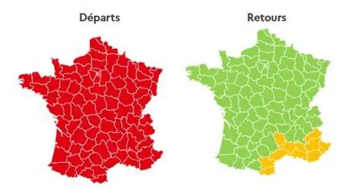 Attention : trafic très très dense ce week-end partout en France ! 