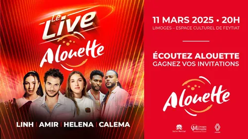 Le Live Alouette le 11 mars près de Limoges !