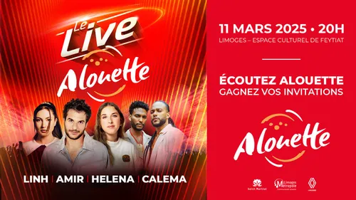 Le Live Alouette le 11 mars près de Limoges !
