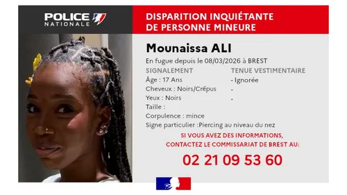 Finistère : la police lance un appel à témoins pour retrouver une...