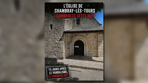 L’église de cette commune d’Indre-et-Loire a été cambriolée, deux...