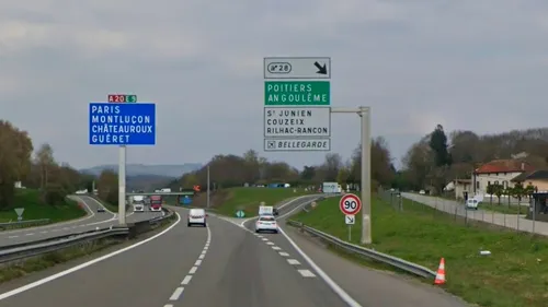 A20 à Limoges : rallongement de la bretelle vers Angoulême pour...