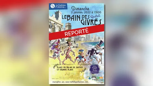 Les Sables-d’Olonne : le Bain des Givrés est annulé