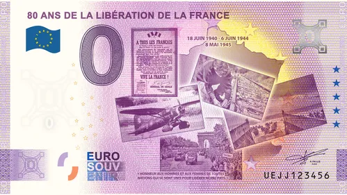 Lancement d’un billet de 0 € pour célébrer les 80 ans de la...
