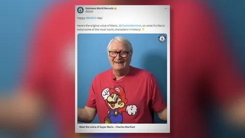 Le célèbre plombier Mario va changer de voix !