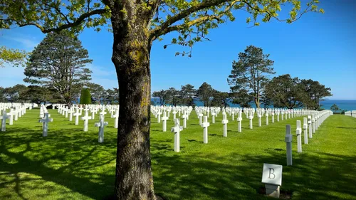 Émotion à Colleville-sur-Mer