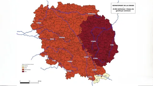 Sécheresse : situation de crise sur un tiers de la Creuse