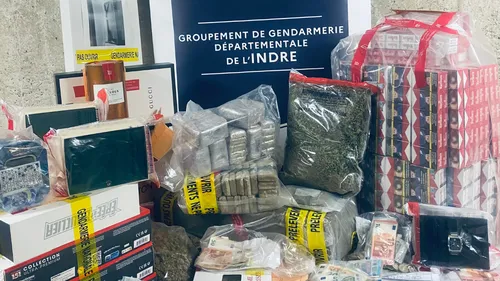 Indre : 250 000 euros de drogues saisies 