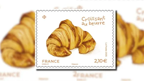 Un timbre qui sent bon le croissant : la nouveauté de La Poste