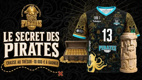 Un maillot de volley à 10 000 euros : les Pirates de Royan lancent...