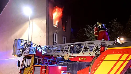 Violent incendie dans un immeuble de Limoges : 5 personnes évacuées