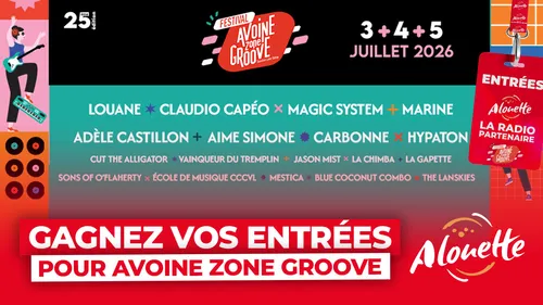 Gagnez vos places pour le festival Avoine Zone Groove 2026 !