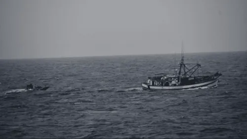 Une grosse prise de drogue effectuée dans l’Atlantique par la...