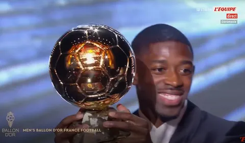 Ousmane Dembélé, Ballon d'or 2025, remercie le Stade Rennais dans...