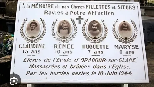 Une plaque mémorielle volée au cimetière d’Oradour-sur-Glane