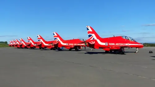 La patrouille acrobatique de la Royale Air Force fait escale à Limoges