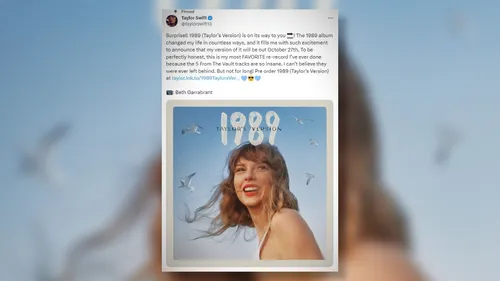 Taylor Swift annonce la réédition de son album "1989" !