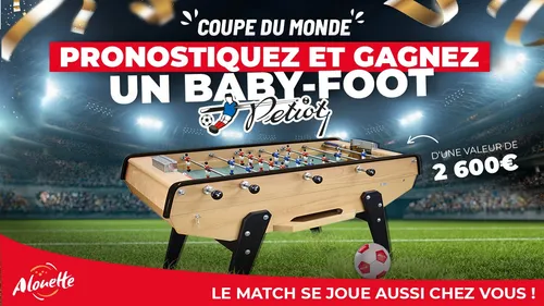 Coupe du monde de football 2026 : pronostiquez et gagnez un...