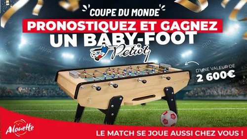 Coupe du monde de football 2026 : pronostiquez et gagnez un...
