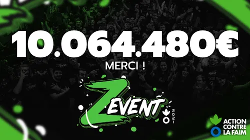 Record pour le Z Event : plus de 10 millions d'euros pour Action...