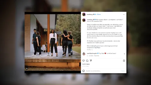 Mentissa annonce la sortie de son premier album !