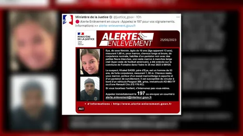 Alerte enlèvement : une fillette de 10 ans enlevée par son père...