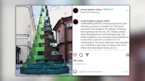 Pour Noël, Bordeaux choisit un sapin artificiel de verre et d’acier 