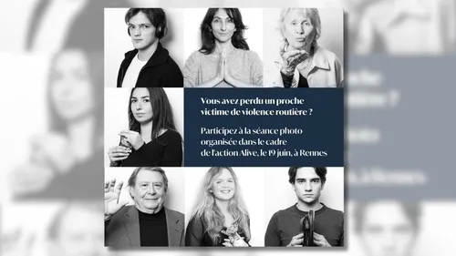 Rennes : une séance photo en hommage aux victimes de la route,...