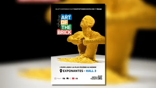 Gagnez vos entrées pour l'exposition "The Art of the Brick" à Nantes