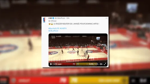 Cholet Basket : l’incroyable panier au buzzer de Dominic Artis ! 