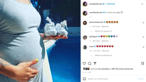 Camille Lellouche attend un heureux événement 