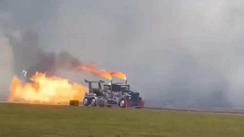Un Américain meurt dans l'accident de son camion équipé de moteurs...