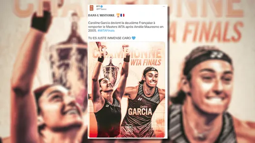 Caroline Garcia entre dans l’Histoire du tennis français