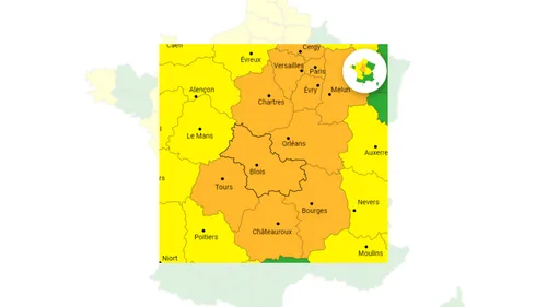 Chaleur : le Centre-Val de Loire placé en vigilance orange