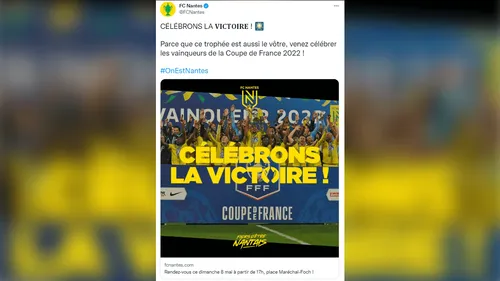 Nantes remporte sa quatrième Coupe de France en battant Nice (1-0)