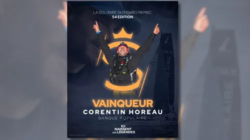 Voile : Corentin Horeau remporte la 54e Solitaire du Figaro