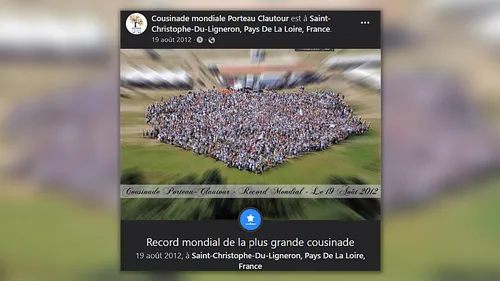 Un Vendéen lance un défi à ses 32 000 cousins : collecter 10 000...